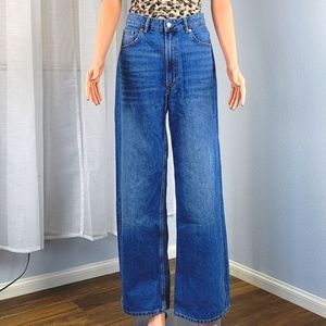 Wide Leg High Waisted Jeans